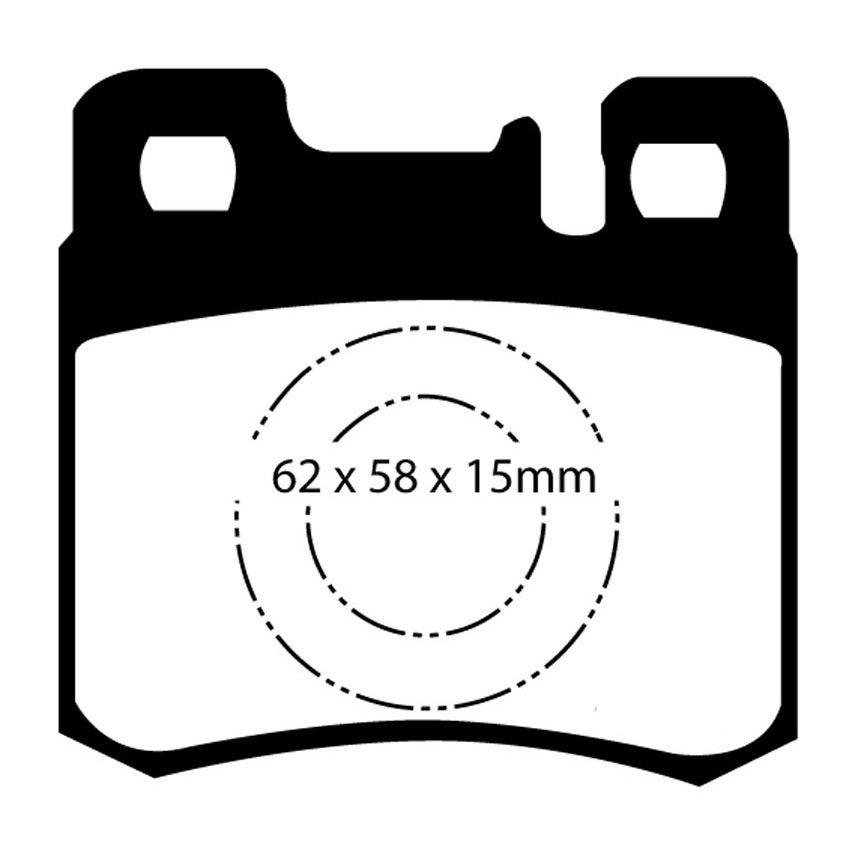 [EBCDP3846C] EBC Brakes Redstuff Performance Brake Pads