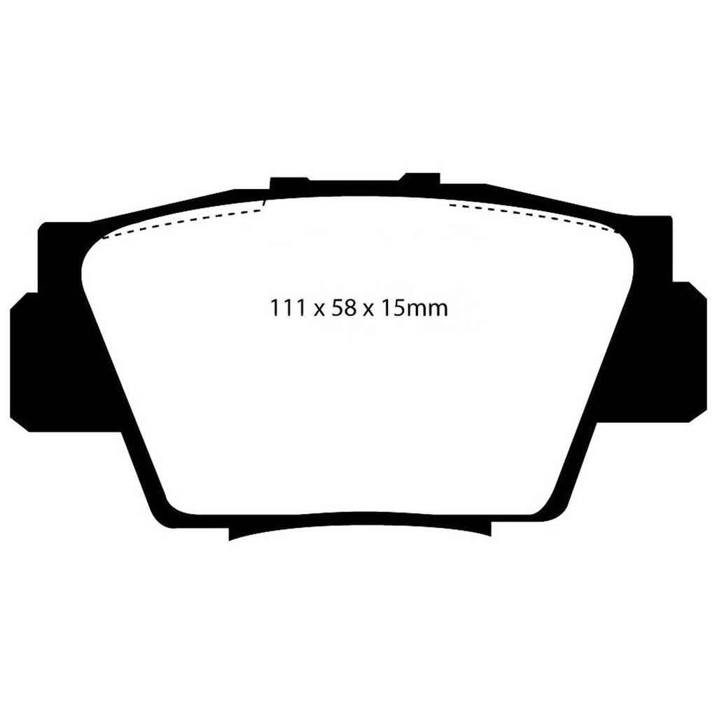 [EBCDP3873C] EBC Brakes Redstuff Performance Brake Pads