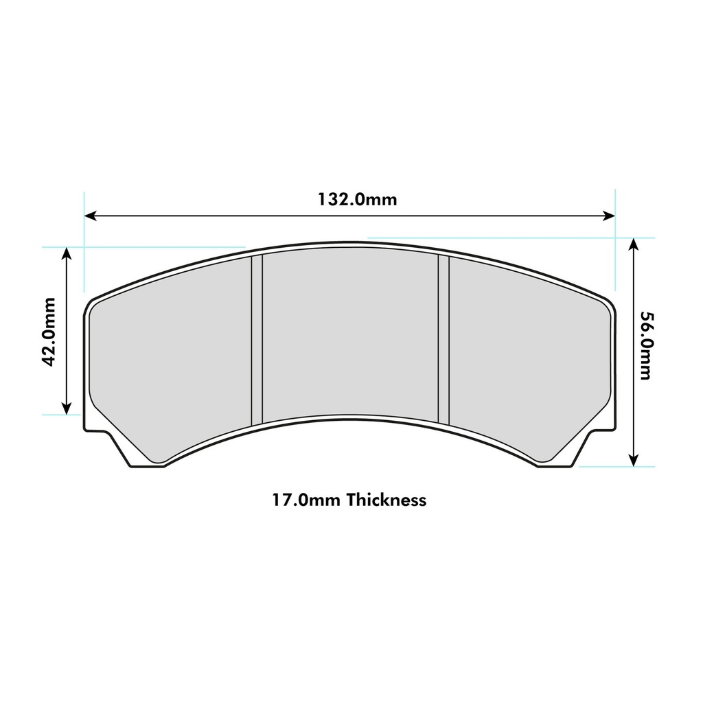 [PGDE2126RST3] Pagid RST3 Brake Pads To Fit AP Racing CP5090 Calipers
