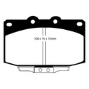 EBC Brakes Redstuff Performance Brake Pads