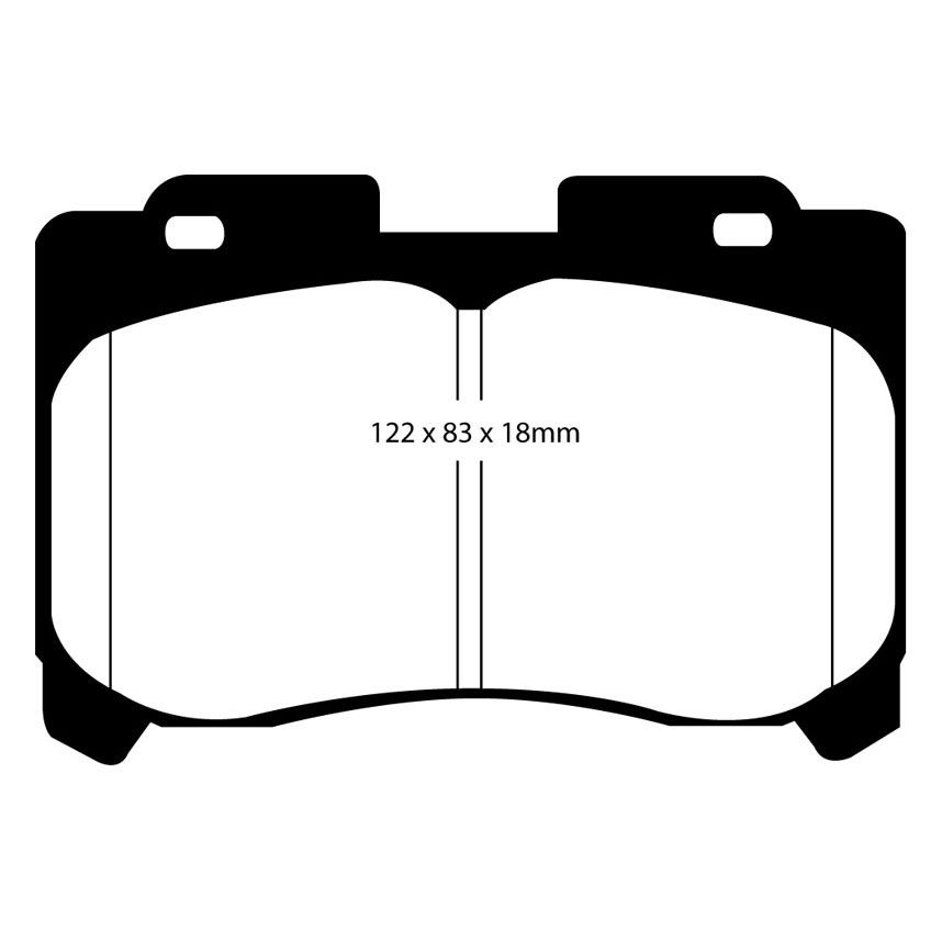 [EBCDP31004C] EBC Brakes Redstuff Performance Brake Pads