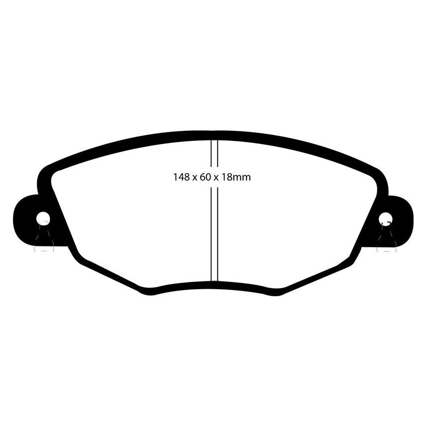 [EBCDP41322R] EBC Brakes Yellowstuff Performance Brake Pads