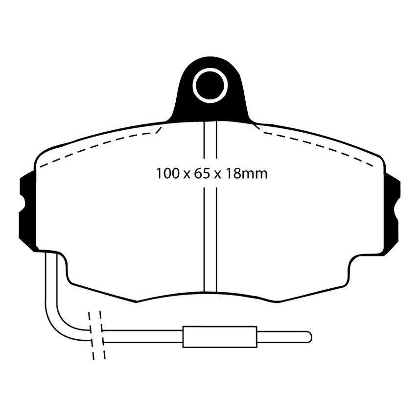 [EBCDP4426R] EBC Brakes Yellowstuff Performance Brake Pads