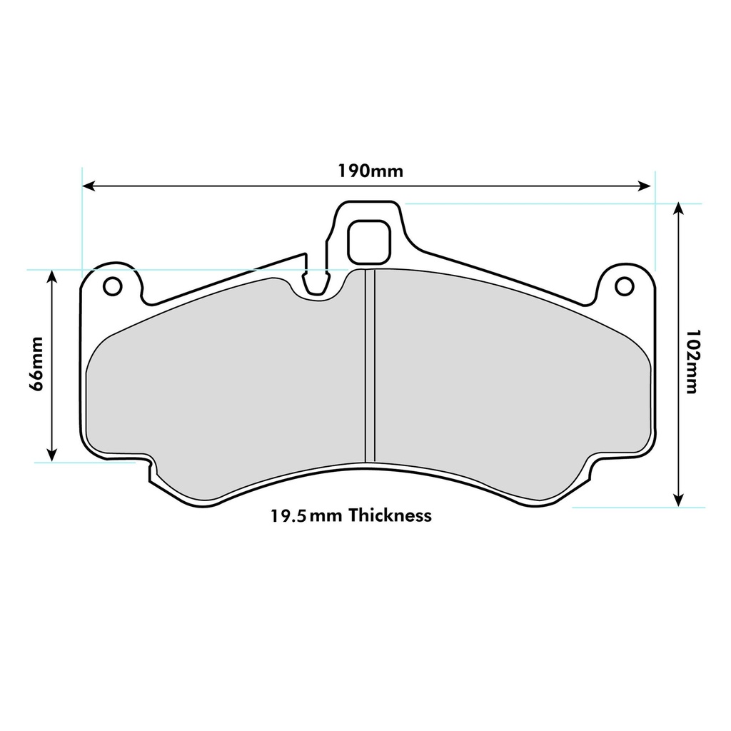 [PGDE8004RSL1] Pagid RSL1 Brake Pads