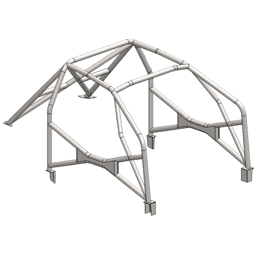 [S/WSW-FWI-CR3-BMW-E82C] SW Motorsports Club Racer 3 Multipoint Weld In Competition Roll Cage