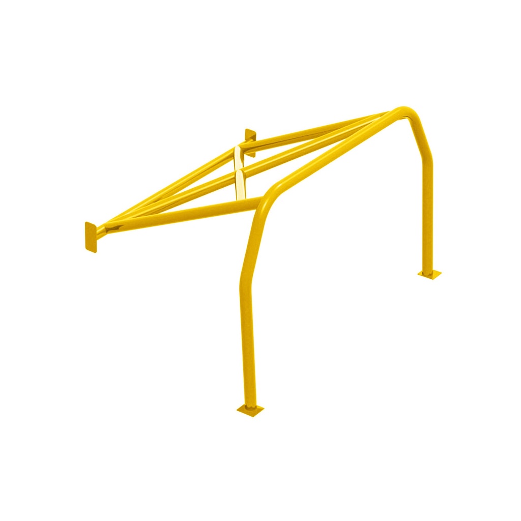 [S/WSW-HC-0052-YELLOW-GU] SW Motorsports Track Day Bolt In Half Roll Cage
