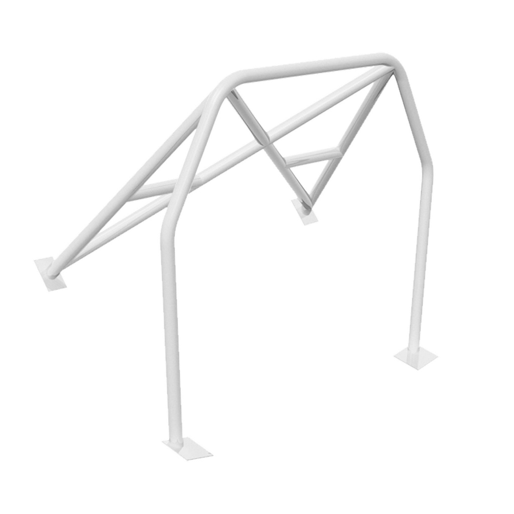 [S/WSW-HC-0016-OH-WHITE] SW Motorsports Club Sport Bolt In Half Roll Cage