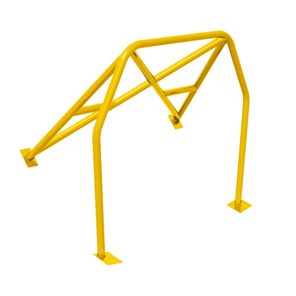 [S/WSW-HC-0069-YELLOW] SW Motorsports Club Sport Bolt In Half Roll Cage