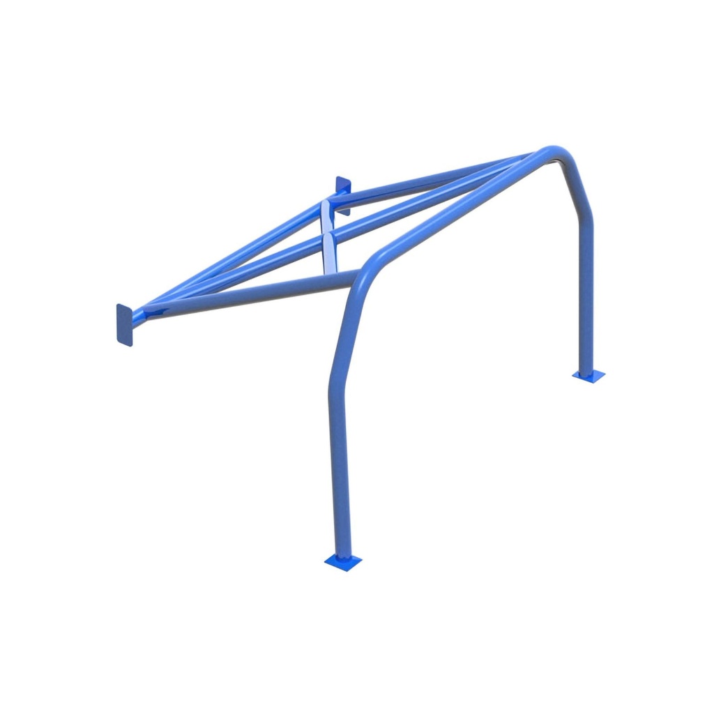 [S/WSW-HC-0055-BLUE-GU] SW Motorsports Track Day Bolt In Half Roll Cage