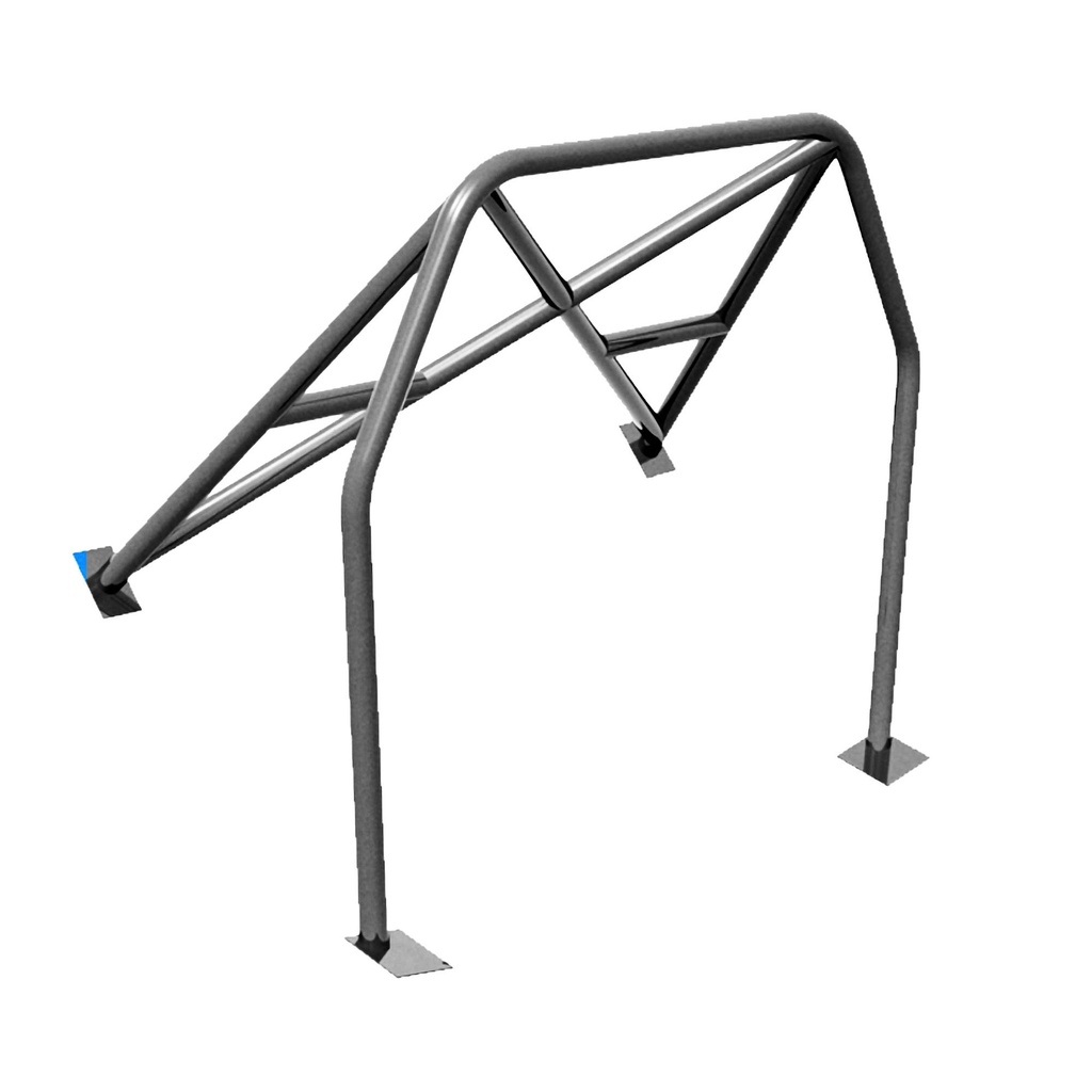 [S/WSW-HC-0016-OH-ANTHRACITE] SW Motorsports Club Sport Bolt In Half Roll Cage