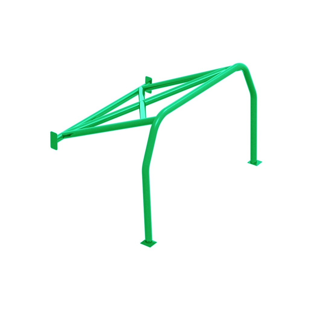 [S/WSW-HC-0009-MB-GREEN-GU] SW Motorsports Track Day Bolt In Half Roll Cage