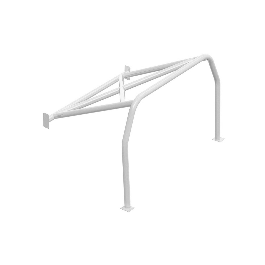 [S/WSW-HC-0055-WHITE-GU] SW Motorsports Track Day Bolt In Half Roll Cage