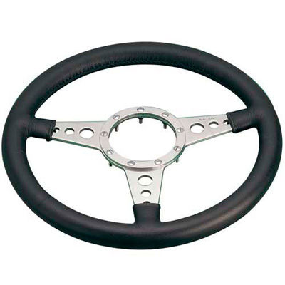[245357-1684379] Moto-Lita MK4 Steering Wheel (14, Black With Holes, Dished)