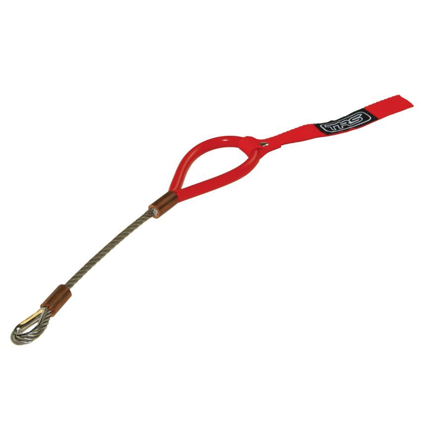 [1435314-2604542] TRS Wire Tow Loop (Single, Red)