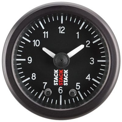 [249503-1905907] Stack Analogue Clock (Black)