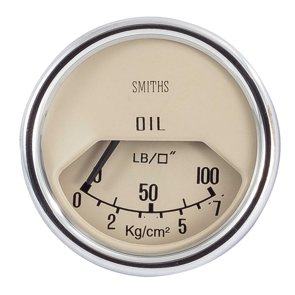 [390762-1905935] Smiths Classic Mini Mechanical Oil Pressure Gauge