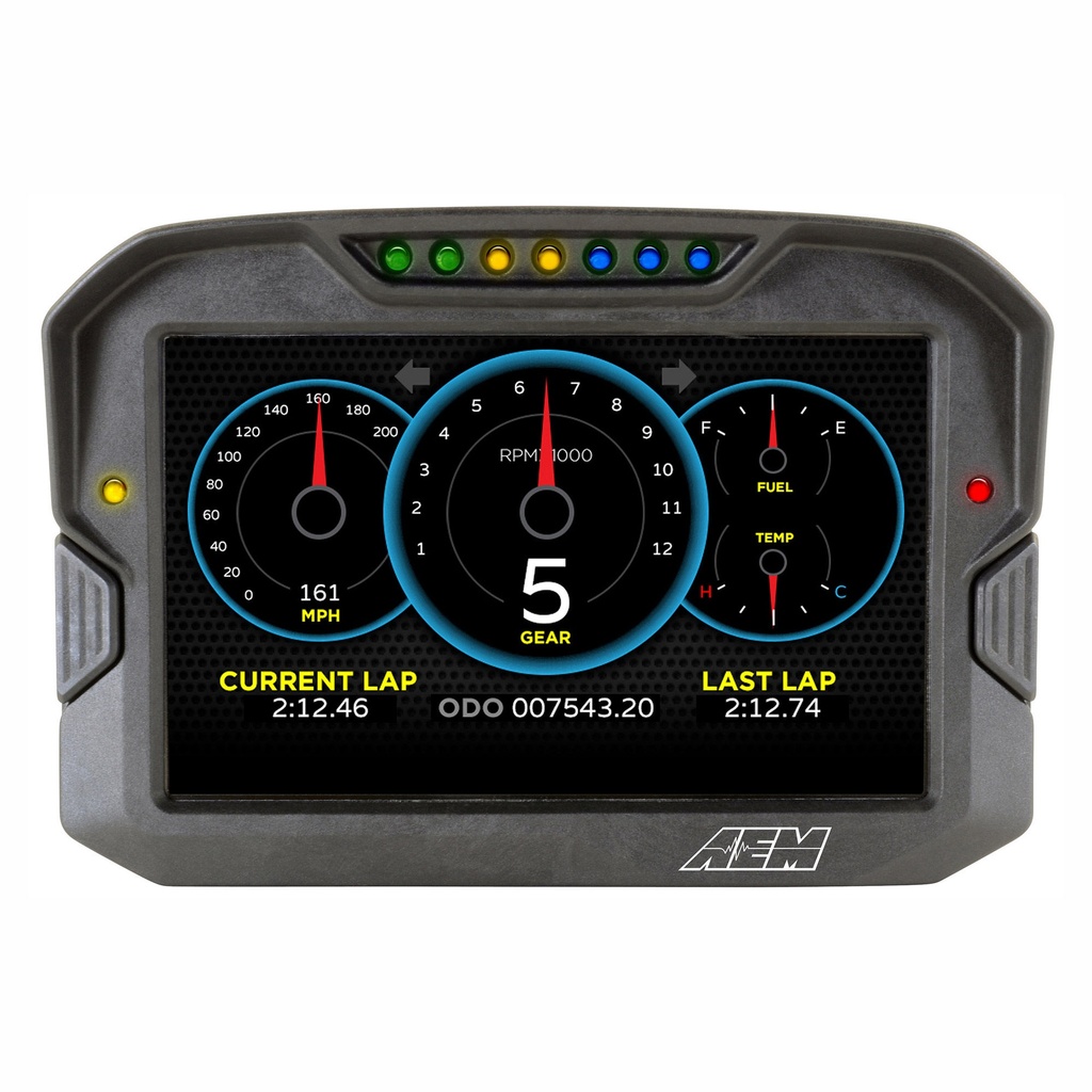 [2012880-2210271] AEM Electronics CD-7 Carbon Digital Dash Display With Data Logging (Without GPS)
