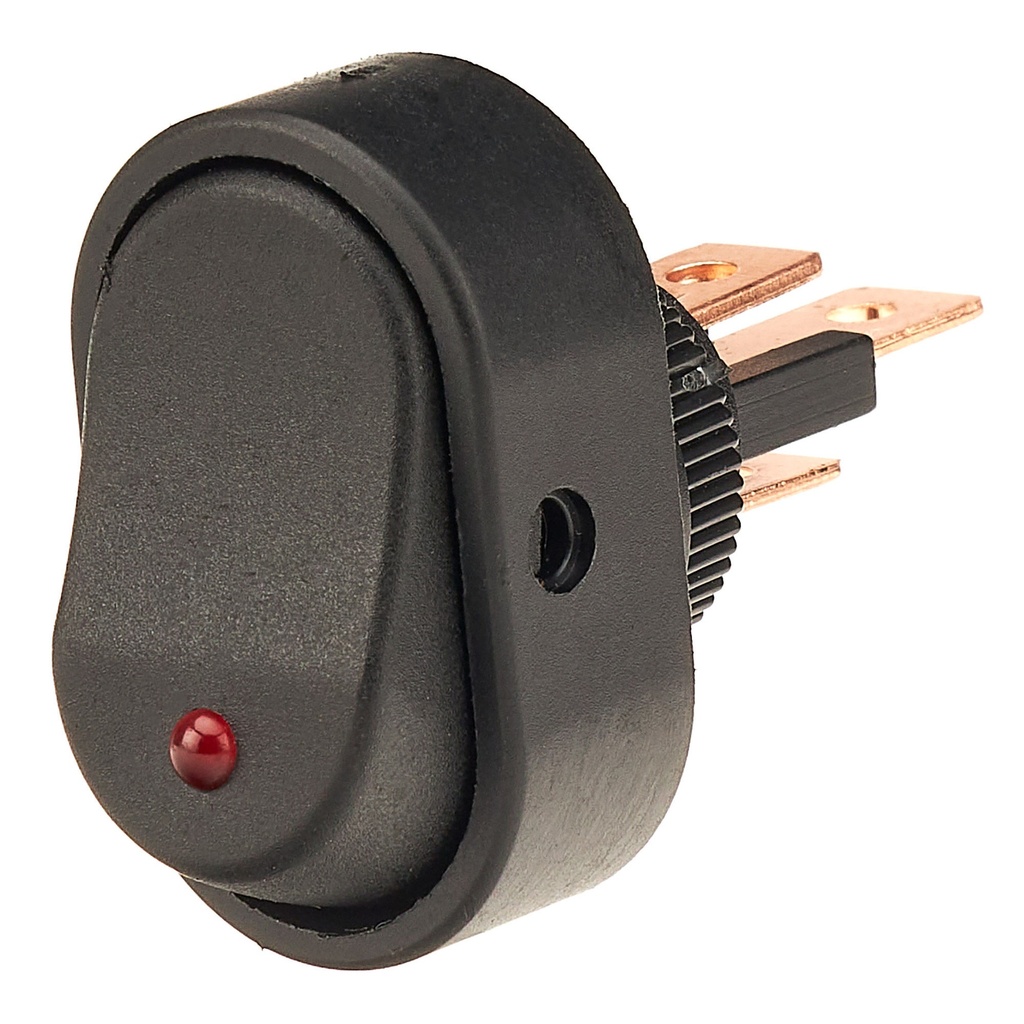 [7001526-3834852] Automotive Plumbing Solutions Oval LED Rocker Switch (Green)