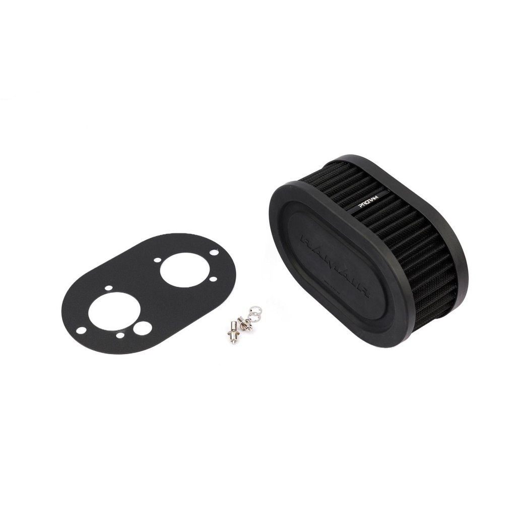 [7002108-3874054] Ramair ProRam Bolt On Air Filter For Weber DCOE / Dellorto DHLA Carburettors (55mm)