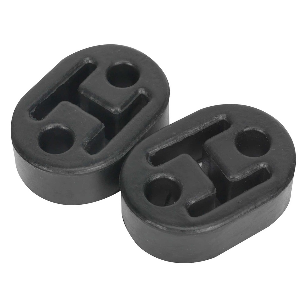 [SEAEX02] Sealey Exhaust Mounting Rubbers L60 x D41 x H20 (Pack of 2) - EX02