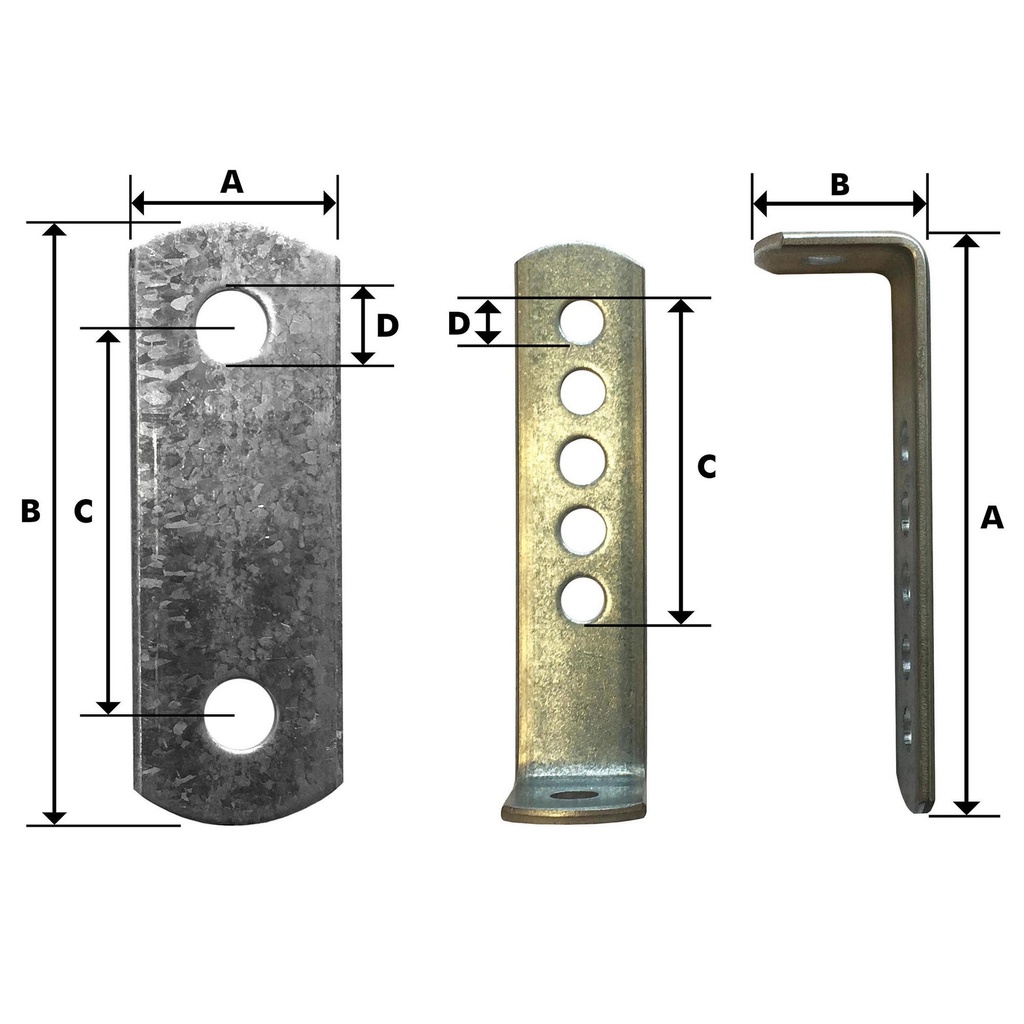[2008356-1543567] Jetex Universal Exhaust Hangers & Brackets (Aluminised Hanging Bracket)