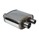 Jetex Universal Oval Exhaust Silencer For Valve Systems