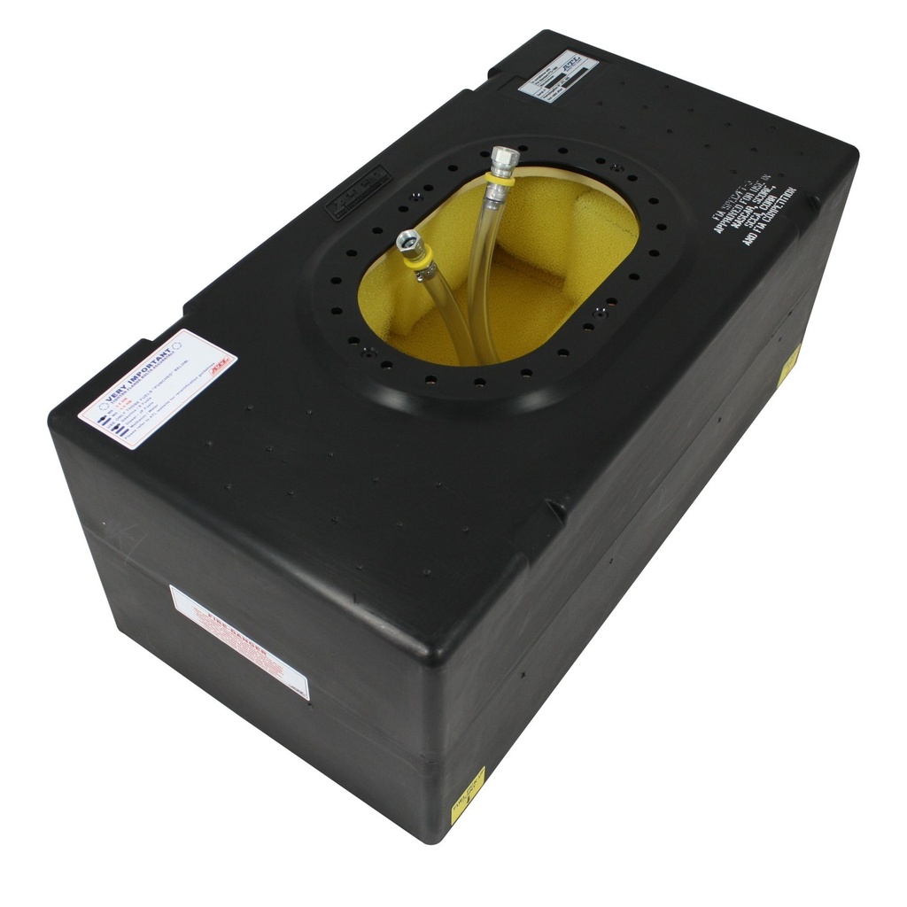 [7002408-3895511] ATL Saver Cell Without Top Plate (AN -6 Hose / Fittings, Yellow Foam (Petrol), 20 Litre)