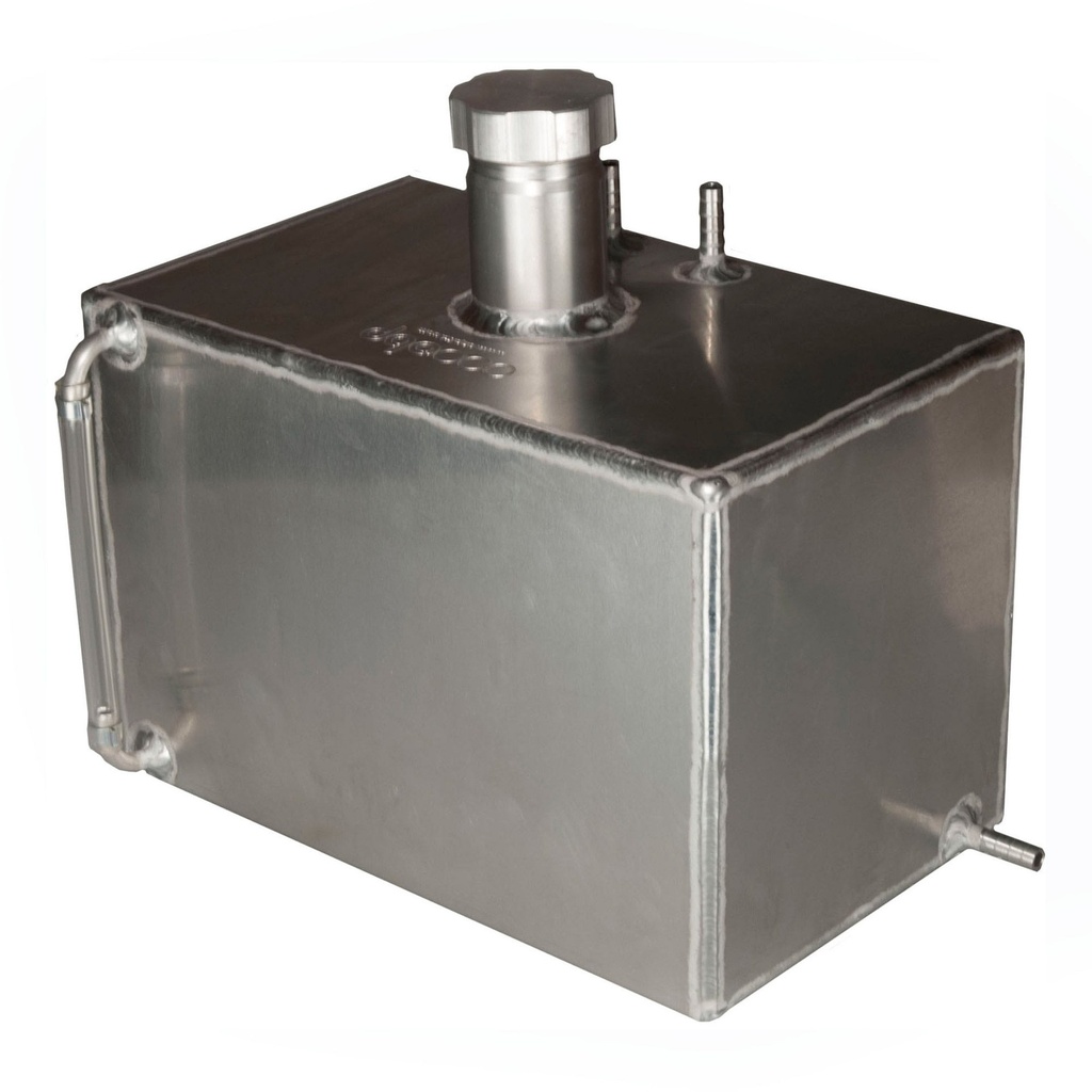 [7000509-3044481] OBP Universal Foam Filled Aluminium Fuel Tank (Without Splash Bowl, 3 Gallon, 10mm Push On)