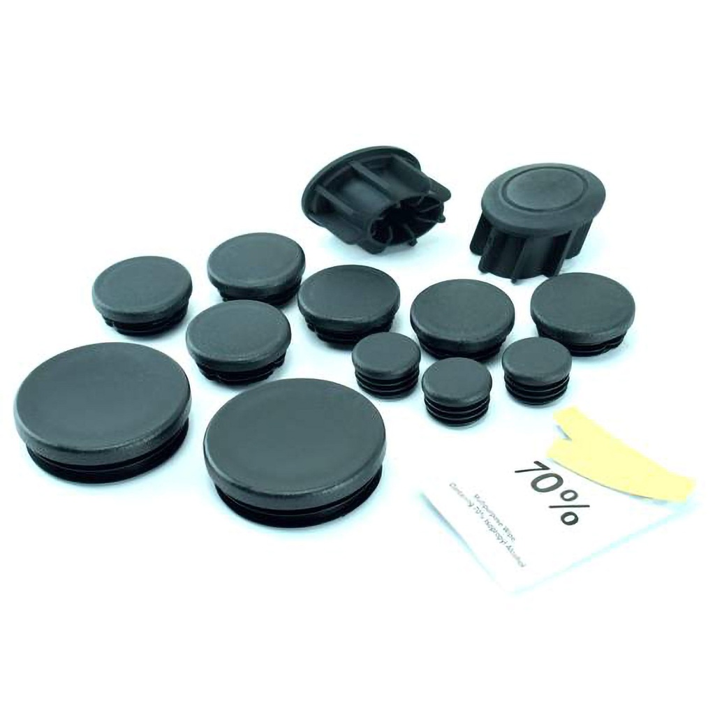 Pyramid Motorcycle Frame End Caps