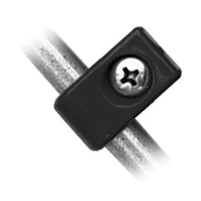 [245512-2851866] T Clamp Hose Support Single T Clip (Black, 3/16 Inch)