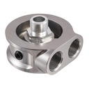 Susa Billet Oil Sandwich Plate With Sender Take Off Port