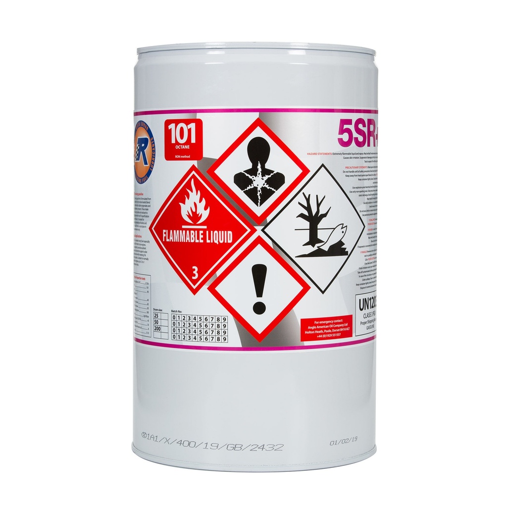 [AAOR5SR-25] R Racing 5SR Plus Historic Leaded Racing Fuel - 101 RON