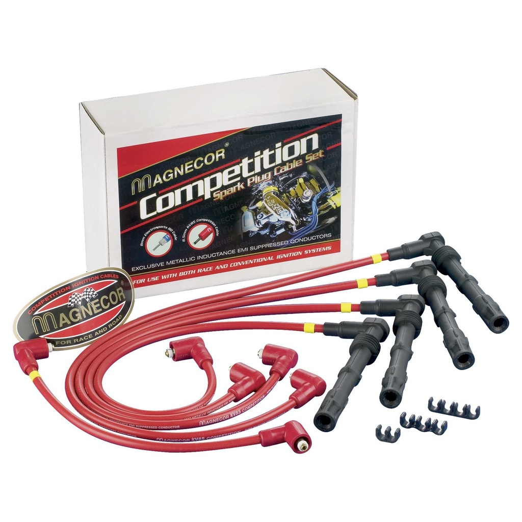 [MNC45177] Magnecor 8.5mm Performance Ignition Leads Red