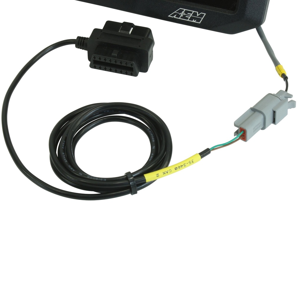 [AEM30-2217] AEM Electronics Plug & Play OBDII Adaptor Cable For Dash Displays